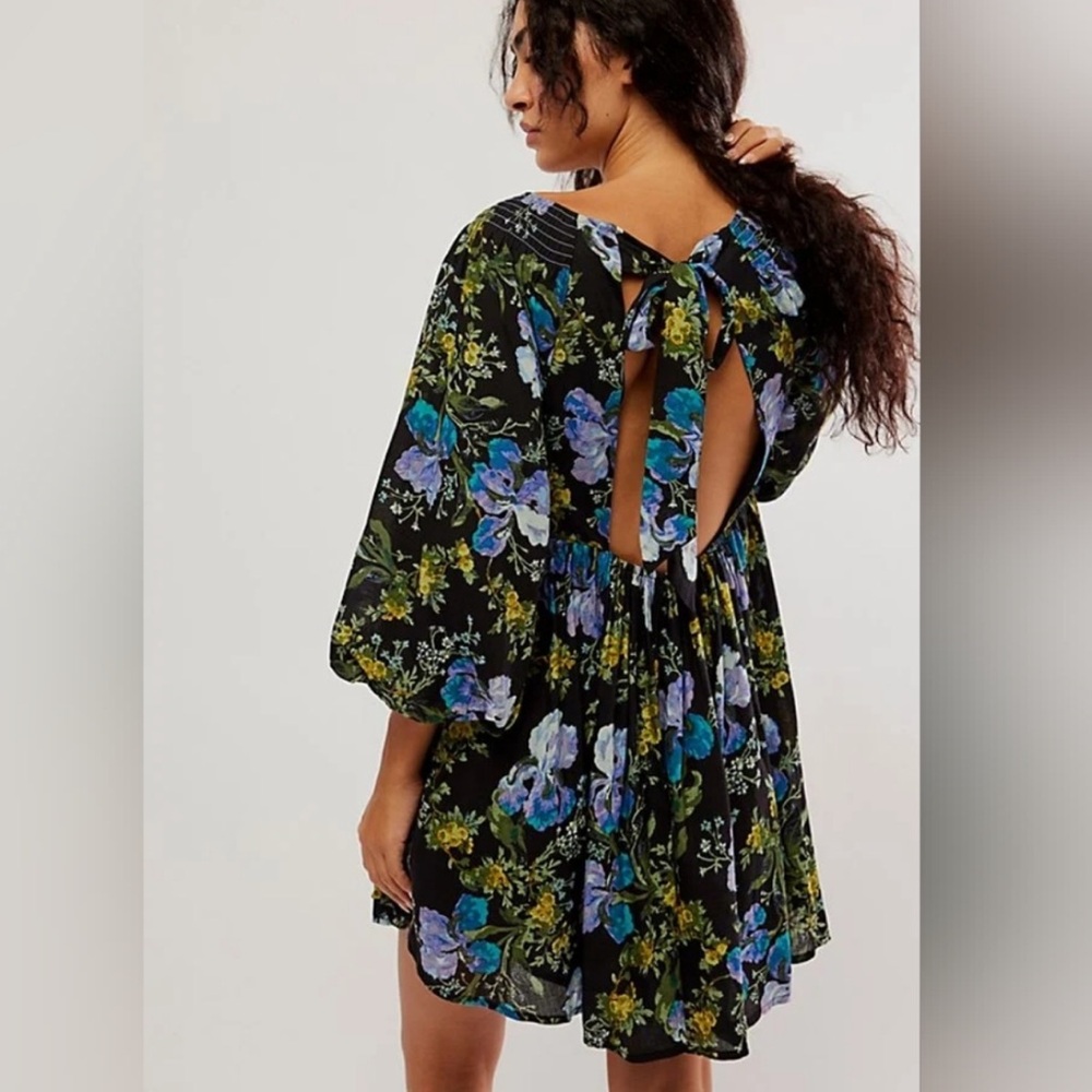 Free People Beck V Neck Mini Dress NWOT